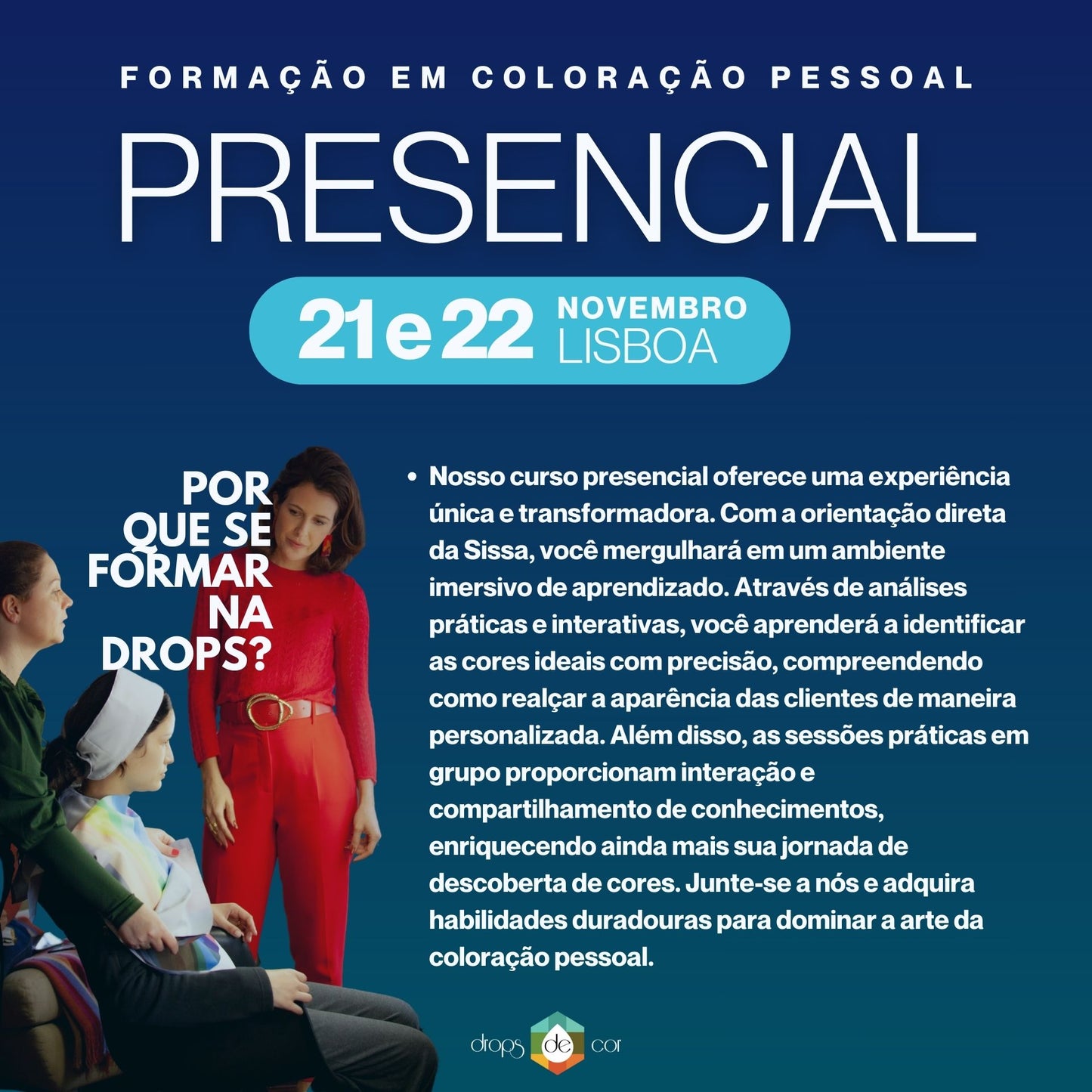 Curso Coloração Pessoal - Lisboa