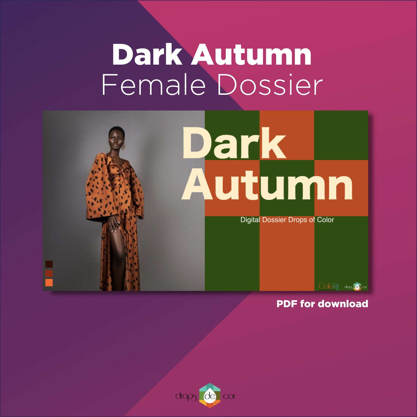 Seasonal Digital Dossier - Dark Autumn - English