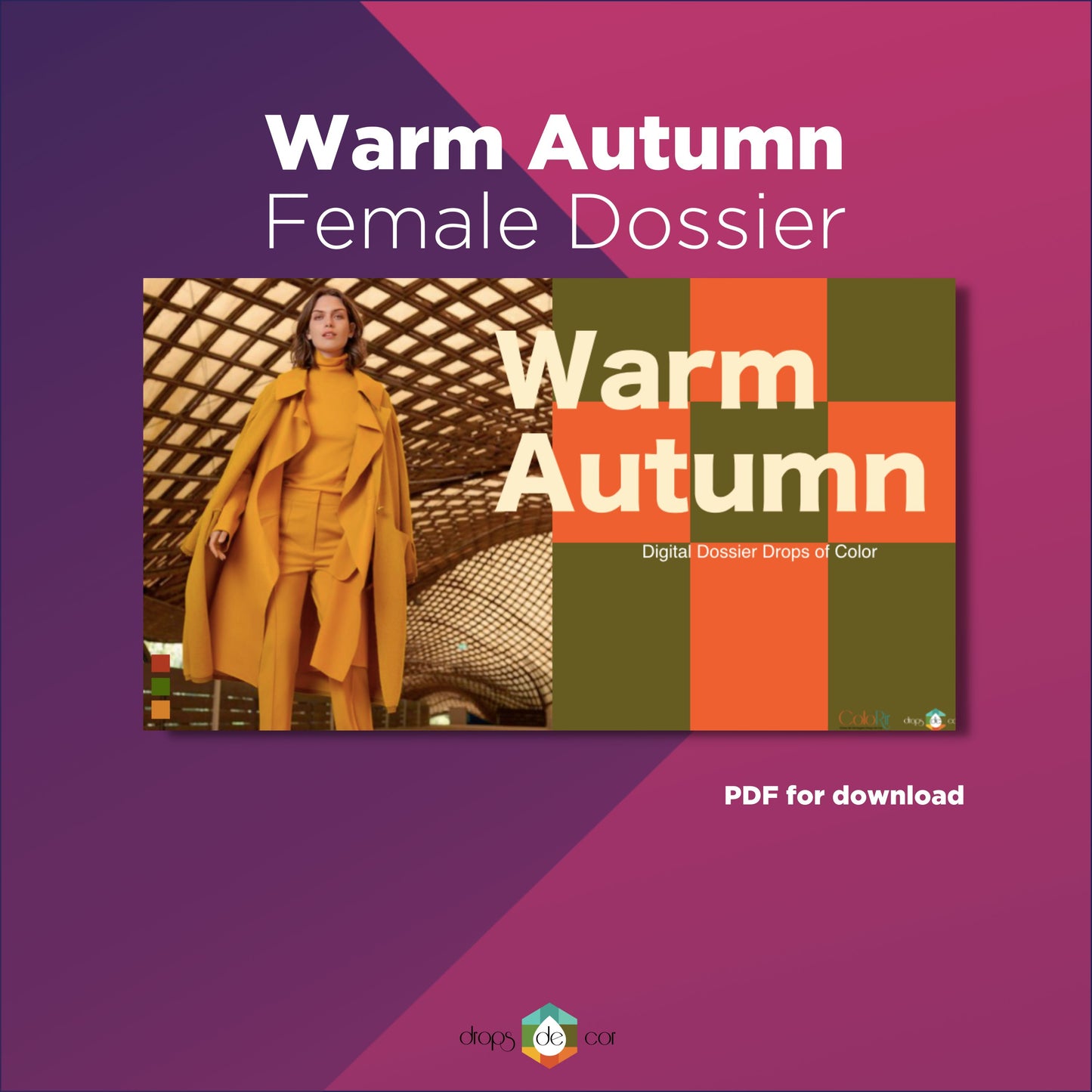 Seasonal Digital Dossier - Warm Autumn - English