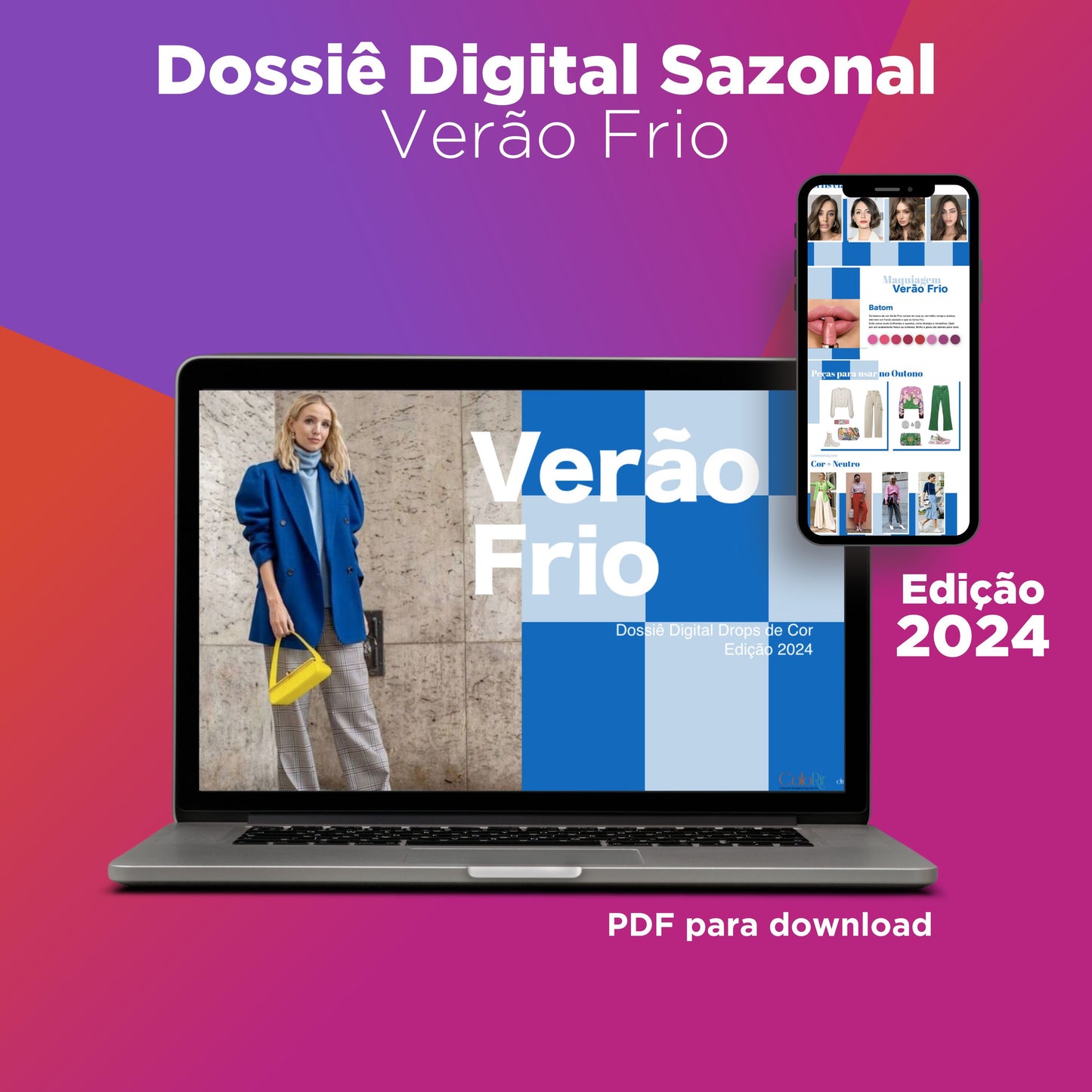 Seasonal Digital Dossier - Cool Summer - Portuguese