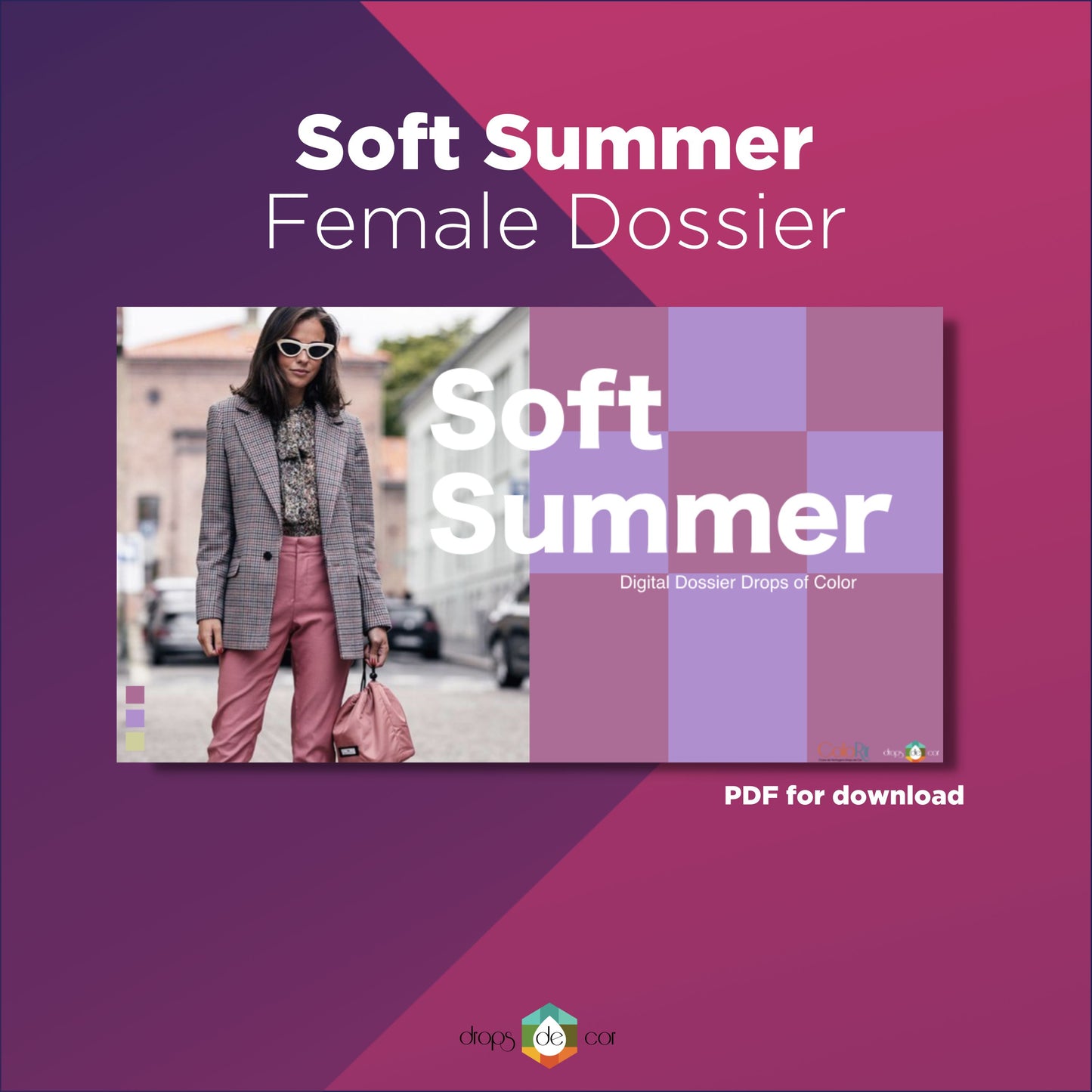 Seasonal Digital Dossier - Soft Summer - English