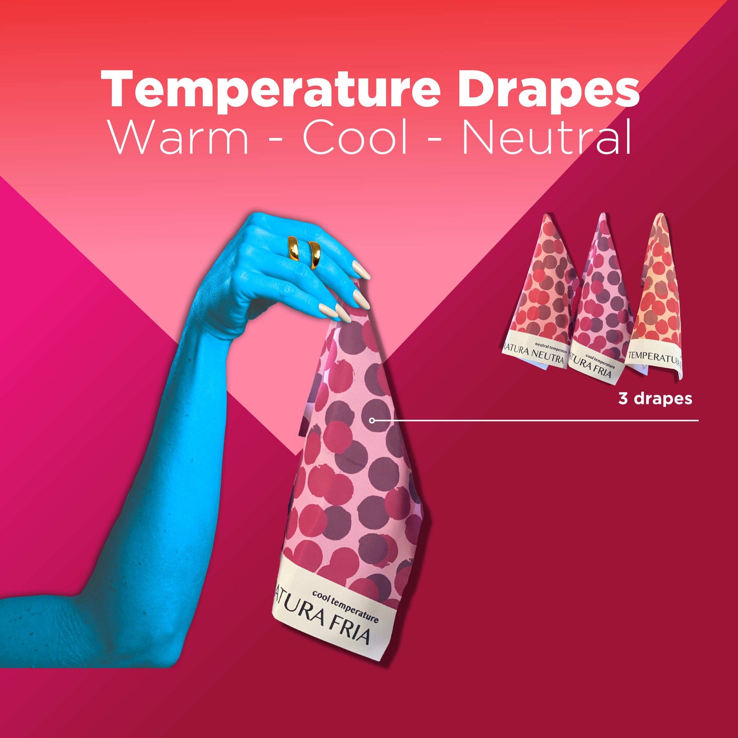 Kit de Tecidos de Temperatura Estampados - 3 tecidos