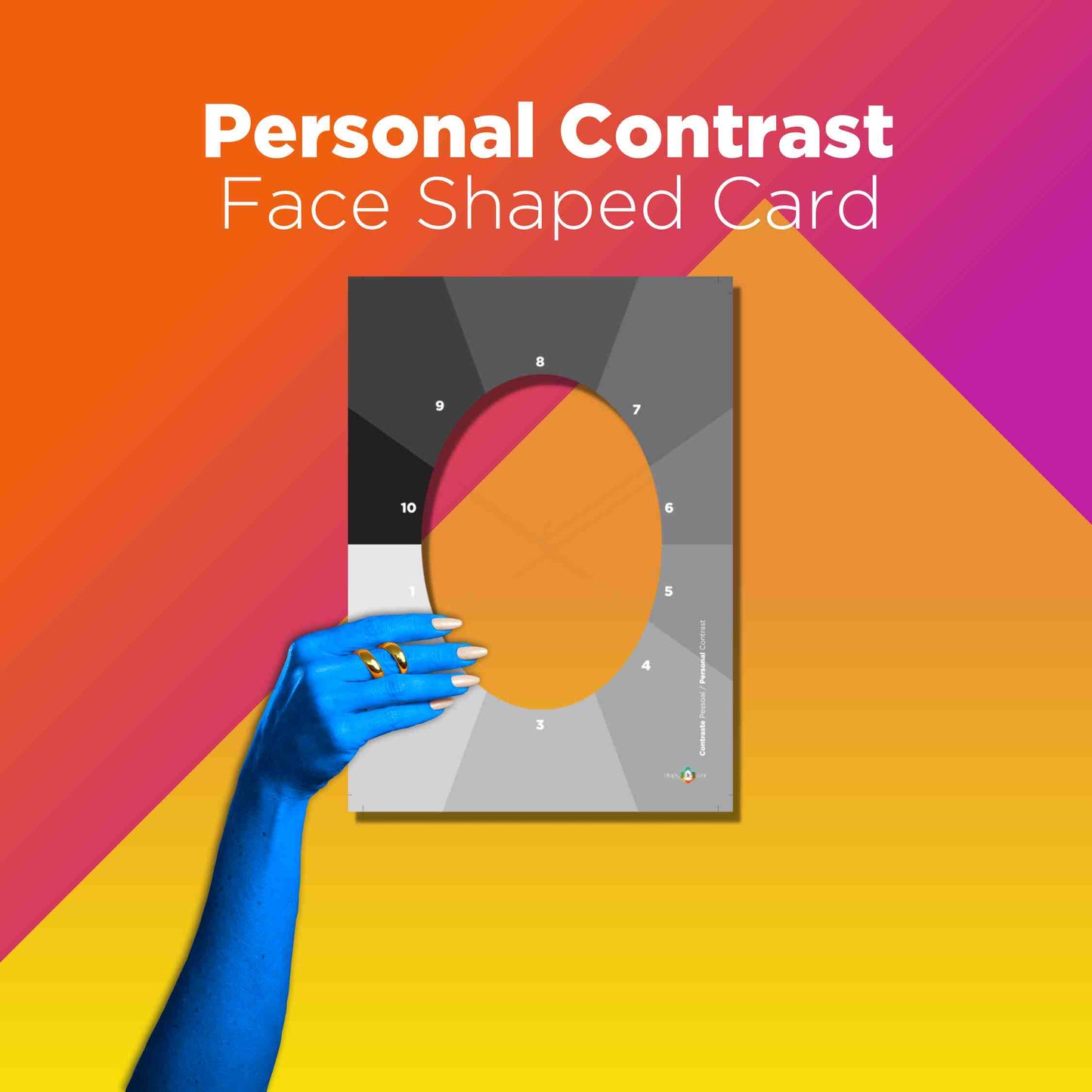 Personal Contrast Face Shaped Poster