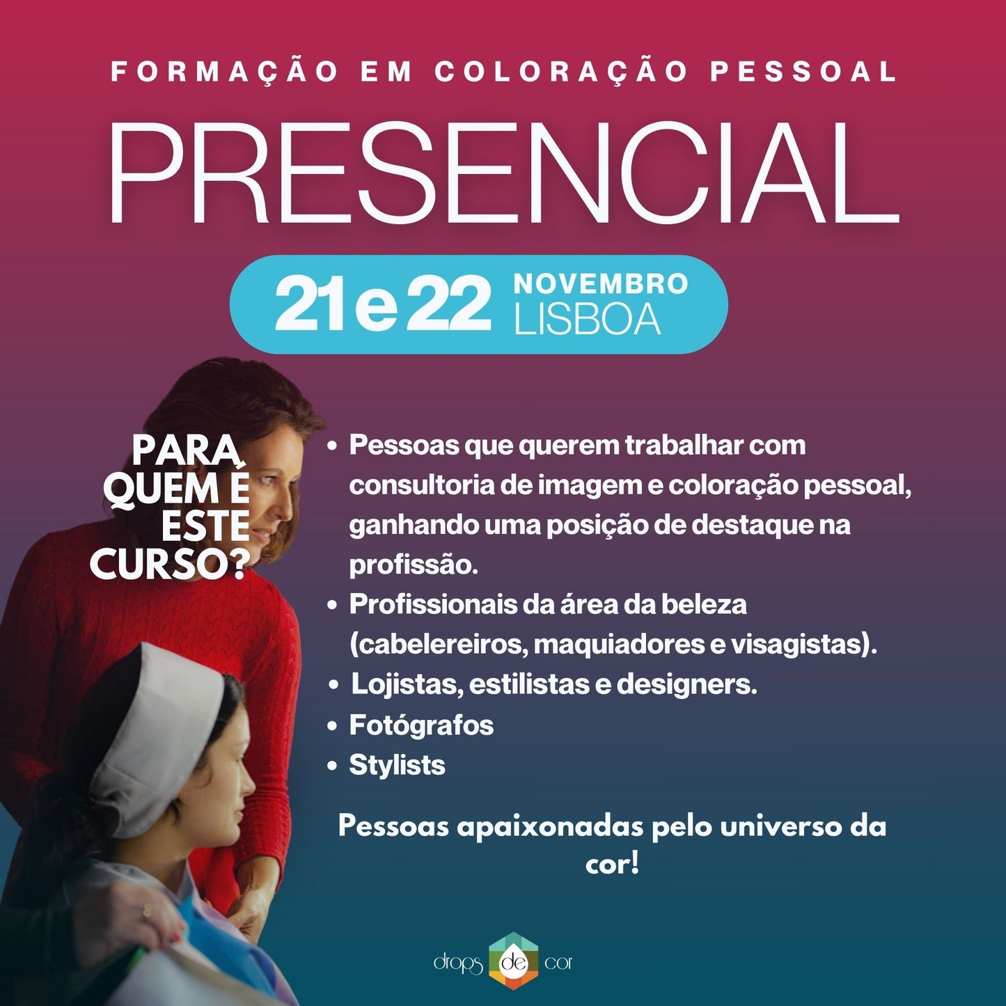 Curso Coloração Pessoal - Lisboa