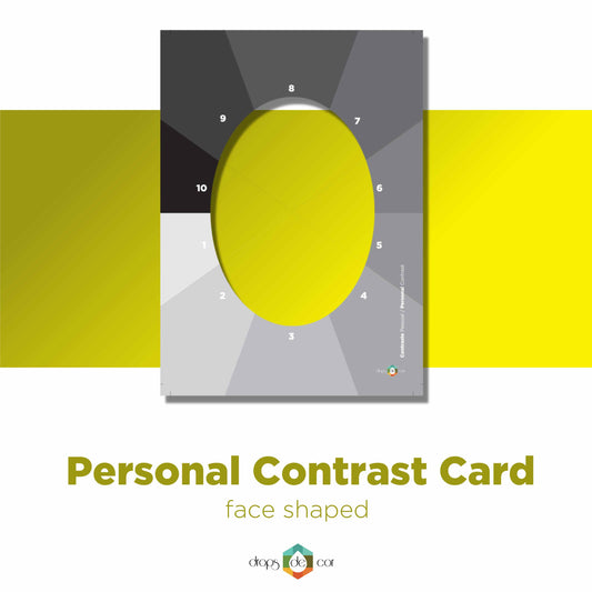 Personal Contrast Face Shaped Poster